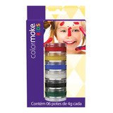 Kit Tinta Facial Cremosa Infantil - 6 Unidades