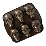 Molde Tortas Mini Calaveras Halloween Nordic Ware® Color Marrón