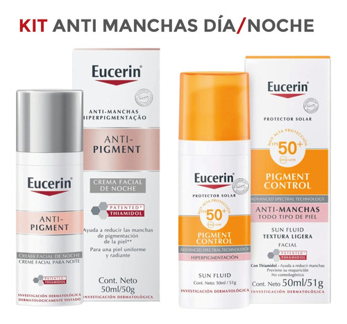 Kit Anti Manchas Hiperpigmentacion Dia Y Noche Eucerin Fps50