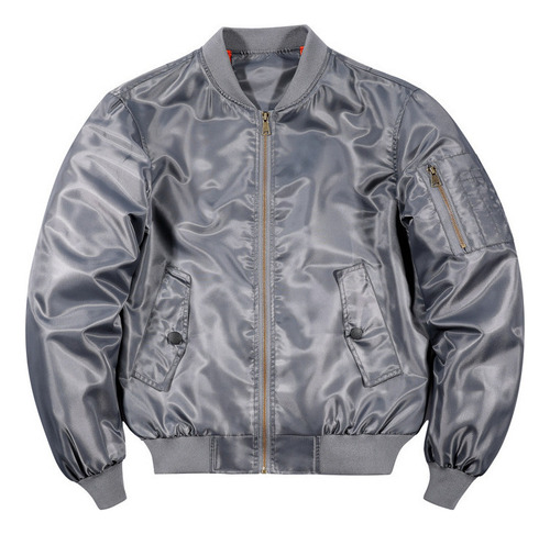 Jaqueta Stand Collar Homens Bomber Jaqueta Masculina