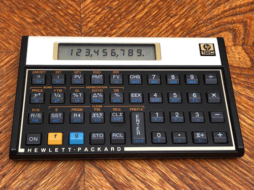 Calculadora Hp 12c Vintage