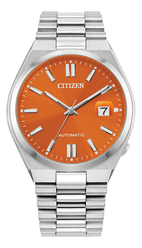 Reloj Citizen Automático Tsuyosa Nj0151-53z Orange Dial