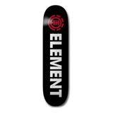 Tabla Skateboard Element Blazin M 8.0tt Negro Logo Rojo