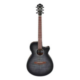 Guitarra E-acustica Ibanez Aeg70-tch Arce Flameado Sombreda 