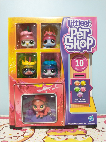 Figuras Littlest Pet Shop Thirsty Pets Máquina De Bebidas 