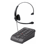 Headset Intelbras Hsb-50 Com Base Discadora Intelbras Com Fio Hsb50 Ideal Para Telemarketing