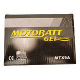 Bateria Para Moto Motobatt Gel 12v 9ah (yuasa Ytx9-bs) Mtx9a