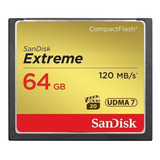 Cartão De Memória Sandisk Sdcfxs-064g-a46  Extreme 64gb