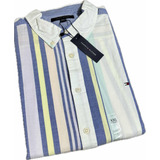 Camisa Hombre Tommy Hilfiger Rayas Original