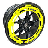 Kit De 2 Rines 17x8.5 4-100/114 P/onix Accent Rio Versa Gol