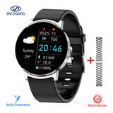 Sacosding B-ks02 Reloj Inteligente Glucosa Hombre Y Mujer Nfc Smartwatch 2023 Color De La Malla Steel Silver