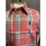 Ralph Lauren Camisa Niño Bebé Talla 24 Meses Coral