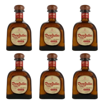 Pack De 6 Tequila Don Julio Reposado 100% 1.75 L