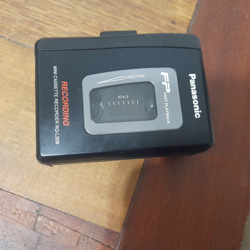 Mini Gravador Cassette  Panasonic  Rq L309  Ler Descrição 