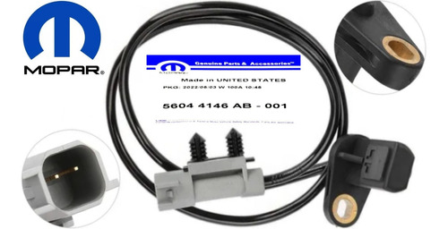 Sensor Abs Velocidad Trasero Jeep Commander 2006 Al 2010 Foto 7