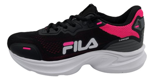 Tenis Esportivo Preto Feminino Fila Lancer Original Leve