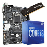 Combo Pc Intel Core I3 10ma 10100 + H410 + 8gb Ddr4 Martinez