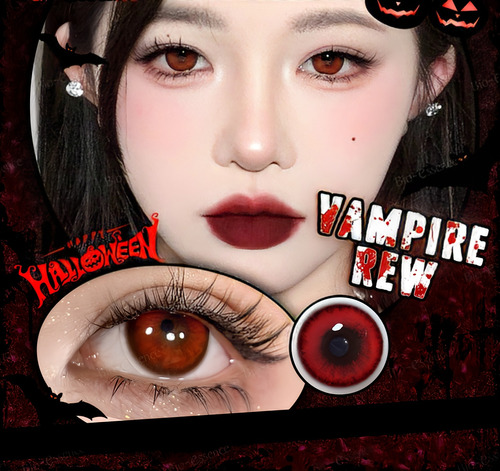 Lentes De Contacto Cosplay Vampiro 