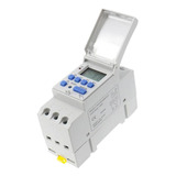 Dc 12v Din Rail Lcd Programable Temporizador Conmutador