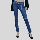 Calça Jeans Feminina Skinny Cintura Média Ana Hickmann