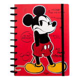 Cuaderno A Discos Inteligente Mooving Loop Mickey Mouse 
