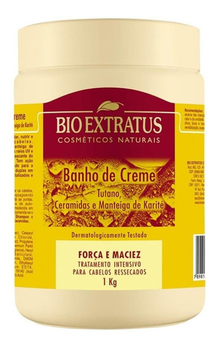 Creme De Hidratação Bio Extratus Tutano / Ceramidas 1kg