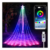 Luz De Cadena De Árbol De Navidad Inteligente 304led Con