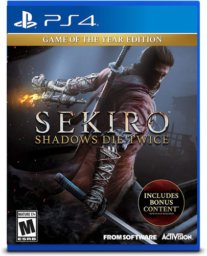 Sekiro Shadows Die Twice Game Of The Year Ps4