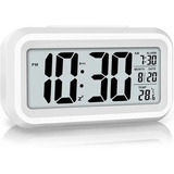 Reloj Alarma Despertador Digital Lcd Iluminado C/temperatura