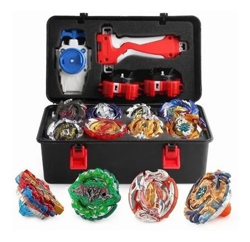 Top Beyblade Burst Bey Blade Juguete, Con Caja De Plástico [