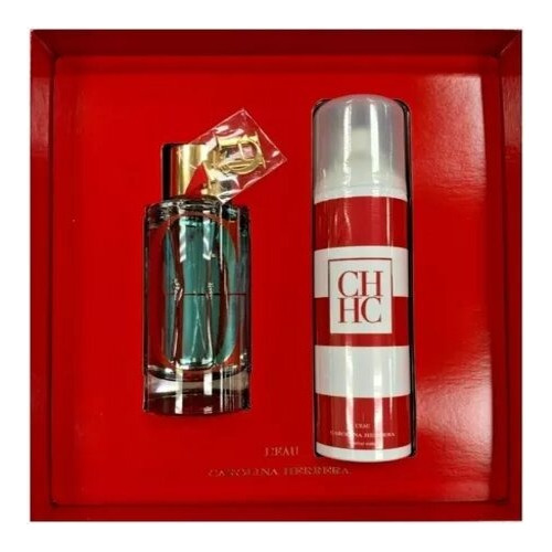 Ch Leau Carolina Herrera Mujer X 100ml Kit Masaromas