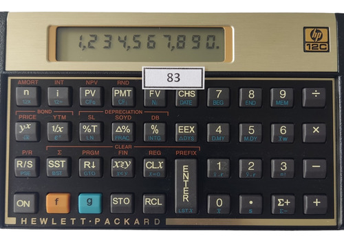 Calculadora Financeira Hp 12c Gold Português Modelo 83