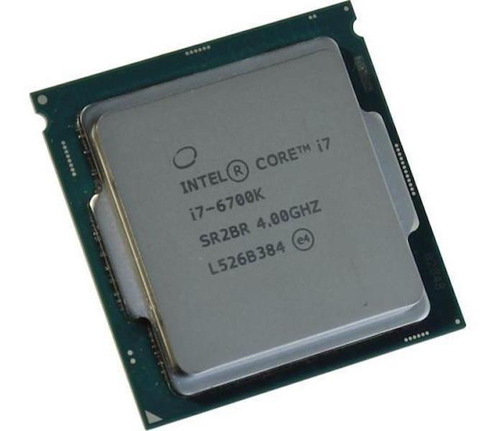 Procesador Gamer Intel Core I7-6700k Bx80662i76700k De 4 Núcleos Y  4.2ghz De Frecuencia Con Gráfica Integrada