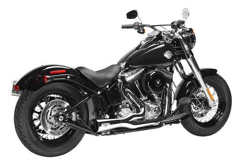 Mofle Magnaflow  Ness-comp 2 Into 1 Chr/blk Softail 86-17