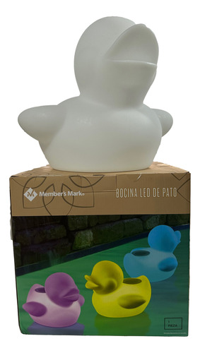 Bocina Bluetooth Led Flotante De Pato Para Piscina