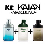 Perfumes Maculinos Kaiak Clasico + Aventura + Urbe Natura