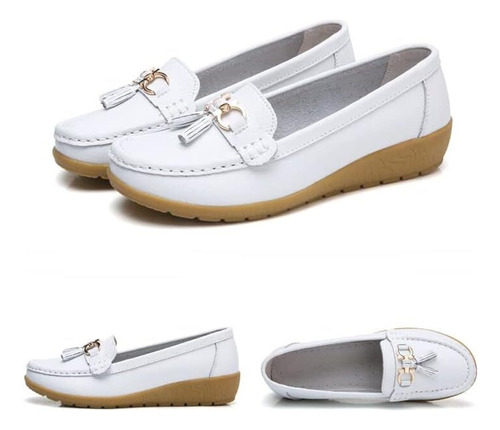 Anriy Mocasines De Cuero Transpirables For Mujer,