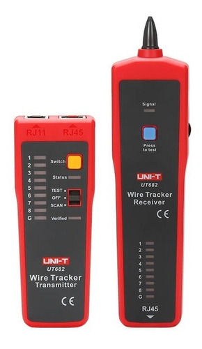 Uni-t Probador De Cables Red Rj-45 Rj11 Ut682