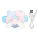 Chica Reloj Ventilador Mini Usb Recargable Portátil Lindo Ge