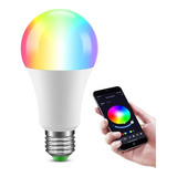 Lampara Led Smart 12w Wifi Rgb Dimerizable Celular App Alexa