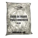 Fibra De Vidro Picada P/ Concreto E Reboco  Não Trinca 30 Kg