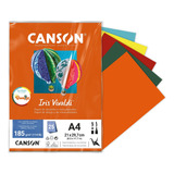 Papel Canson Color Iris Vivaldi 25f 185g Cores Sortidas