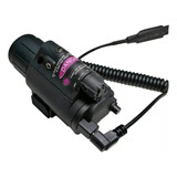 Mira Tactica Laser Con Linterna Interruptor Red Dot Militar