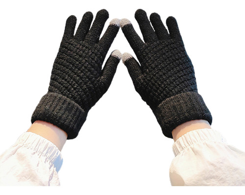 Guantes Antideslizantes Para Pantalla Táctil (bk) Warm Glove