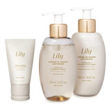 Lily Kit Creme De Banho+sabonete Líquido 250ml+creme De Mãos