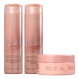  Braé Revival Shampoo 250ml + Condicionador 250ml + Mascara
