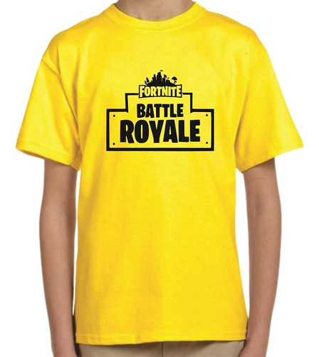 Camiseta Camisa Infantil Fortnite Battle Royale Jogo