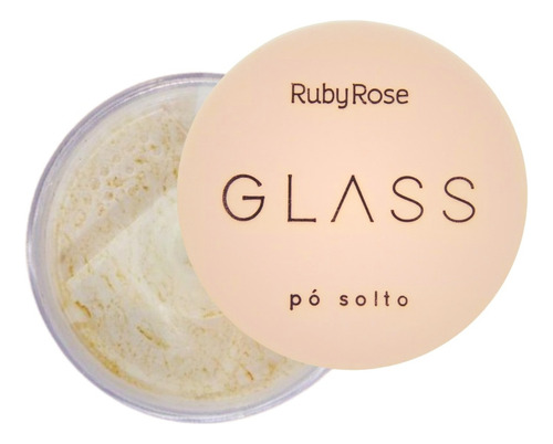 Base De Maquiagem Em Pó Ruby Rose Glass Pó Banana Linha Glass Ruby Rose Tom Banana