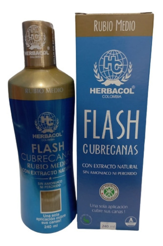 Flash Cubrecanas Herbacol Rubio - mL a $146