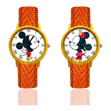 Reloj Pareja Mickey Y Minnie + Estuche Tureloj